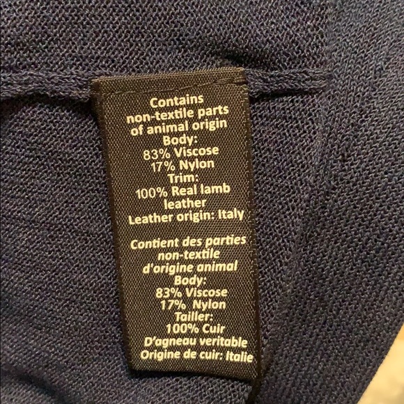 - Elizabeth & James V-neck leather trim - Picture 6 of 6